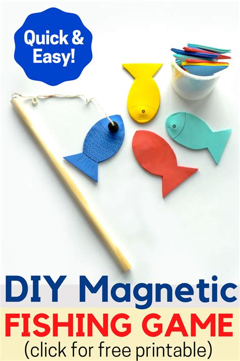 How to Make Your Own Magnetic Fishing Game for Kids .